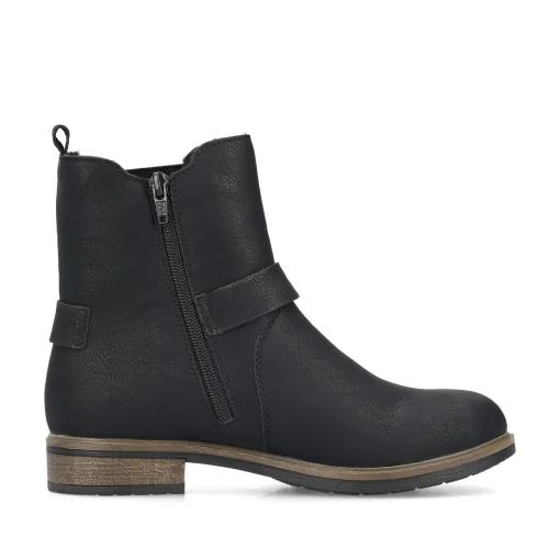 Rieker Damen Stiefeletten asphaltschwarz