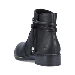 Rieker Damen Stiefeletten tiefschwarz