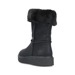 Rieker Damen Stiefeletten nachtschwarz
