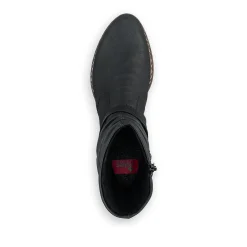 Rieker Damen Stiefeletten tiefschwarz