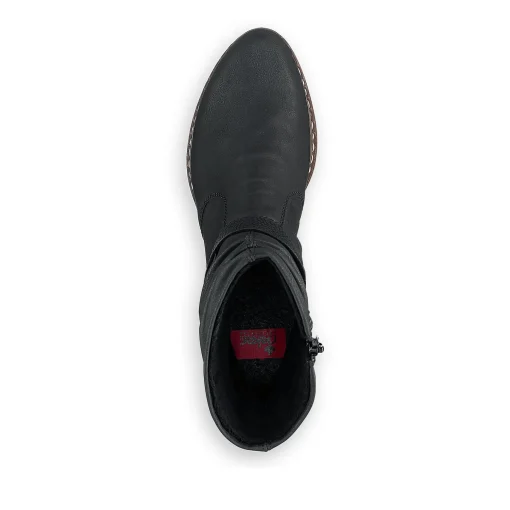 Rieker Damen Stiefeletten tiefschwarz