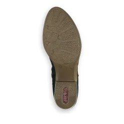 Rieker Damen Stiefeletten tiefschwarz