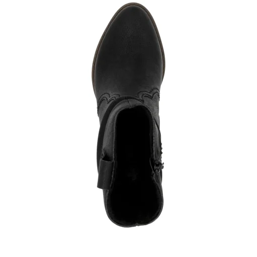 Rieker Damen Stiefeletten tiefschwarz