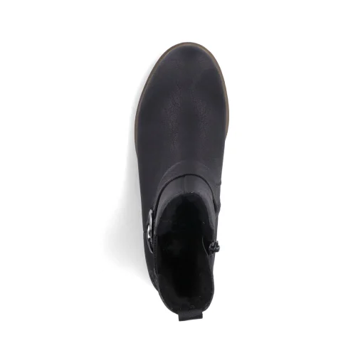 Rieker Damen Stiefeletten asphaltschwarz
