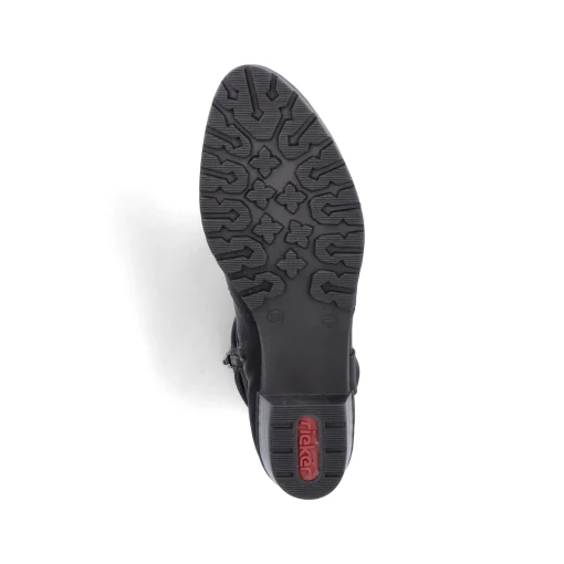 Rieker Damen Stiefeletten mattschwarz
