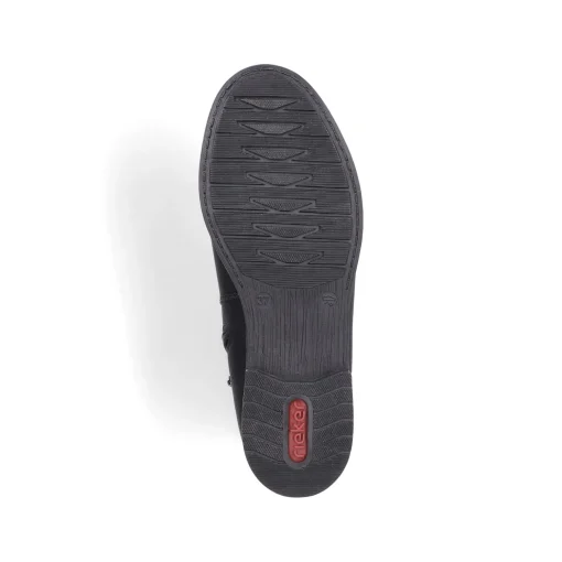 Rieker Damen Stiefeletten asphaltschwarz