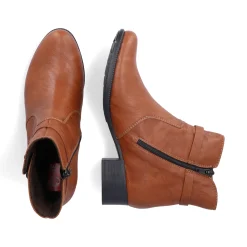 Rieker Damen Stiefeletten fuchsbraun