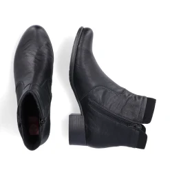 Rieker Damen Stiefeletten nachtschwarz