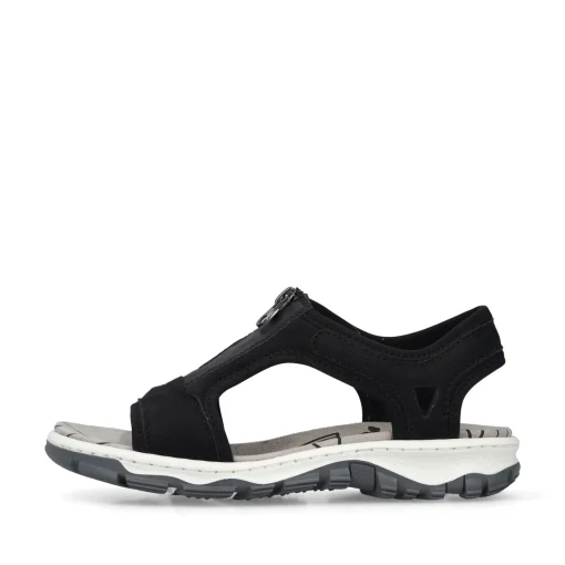 Rieker Damen Trekkingsandalen tiefschwarz