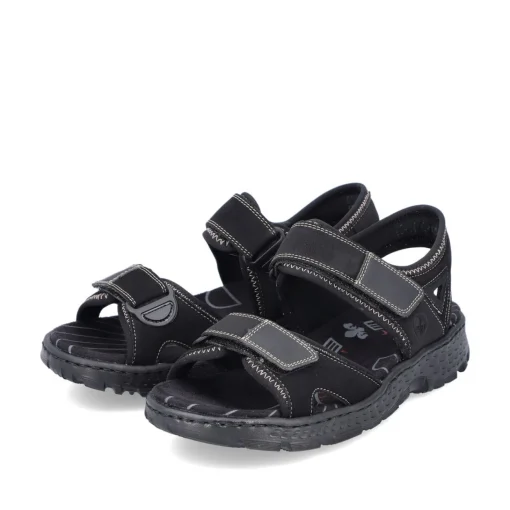 Rieker Damen Trekkingsandalen nachtschwarz