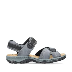 Rieker Damen Trekkingsandalen blaugrau