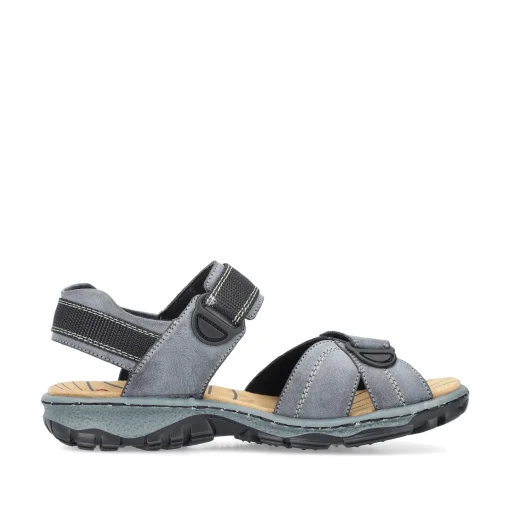 Rieker Damen Trekkingsandalen blaugrau