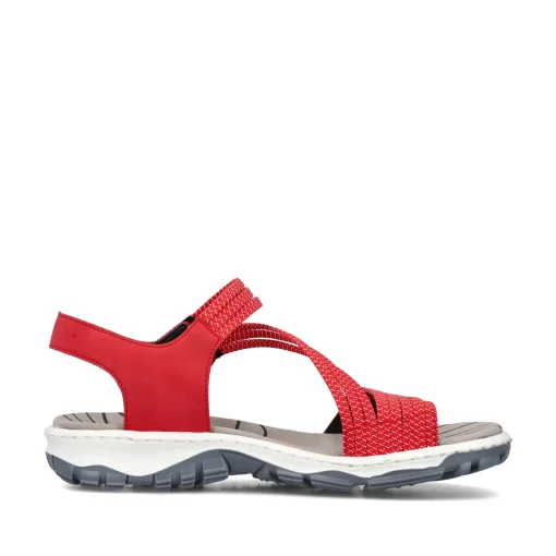Rieker Damen Trekkingsandalen kirschrot