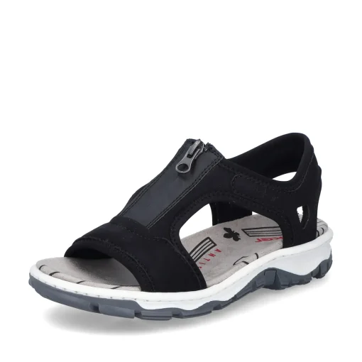 Rieker Damen Trekkingsandalen tiefschwarz