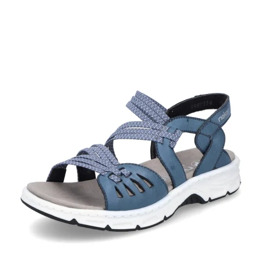 Rieker Damen Trekkingsandalen schieferblau