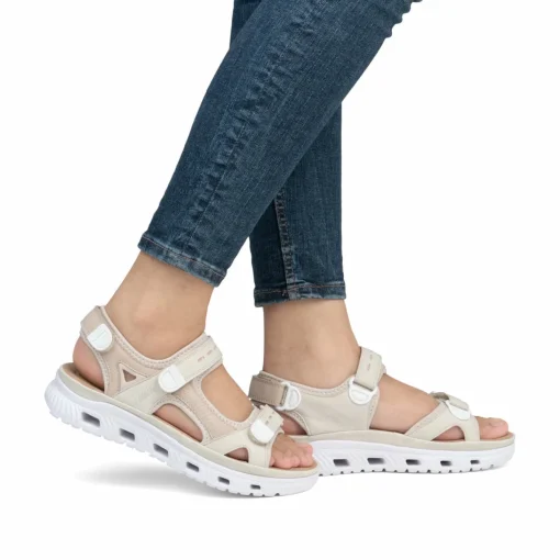 Rieker Damen Trekkingsandalen hellbeige