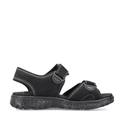 Rieker Damen Trekkingsandalen nachtschwarz