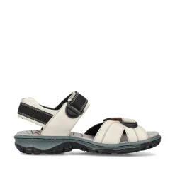 Rieker Damen Trekkingsandalen perlweiß