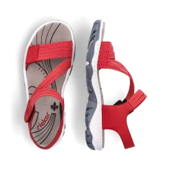 Rieker Damen Trekkingsandalen kirschrot