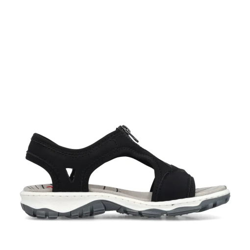 Rieker Damen Trekkingsandalen tiefschwarz