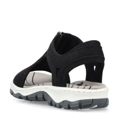 Rieker Damen Trekkingsandalen tiefschwarz