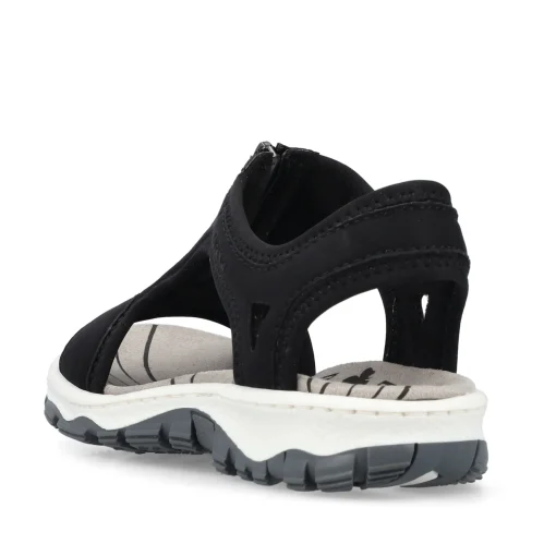 Rieker Damen Trekkingsandalen tiefschwarz