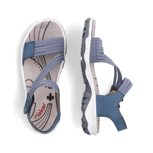 Rieker Damen Trekkingsandalen californiablau