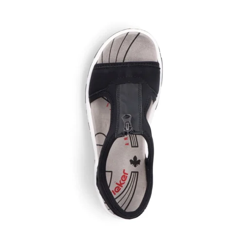 Rieker Damen Trekkingsandalen tiefschwarz