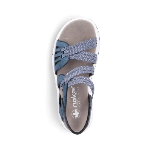 Rieker Damen Trekkingsandalen schieferblau