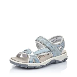 Rieker Damen Trekkingsandalen himmelblau