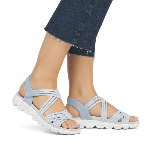 Rieker Damen Trekkingsandalen light blue