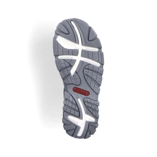Rieker Damen Trekkingsandalen tiefschwarz