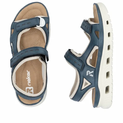 Rieker Damen Trekkingsandalen schieferblau
