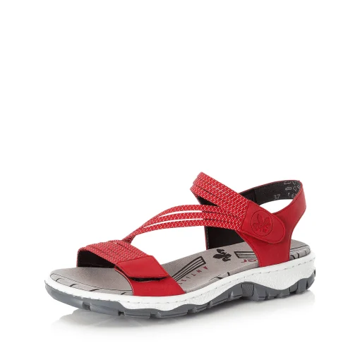 Rieker Damen Trekkingsandalen kirschrot