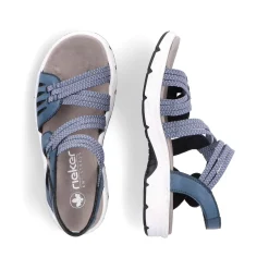 Rieker Damen Trekkingsandalen schieferblau