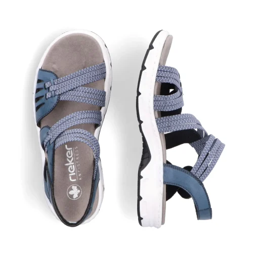 Rieker Damen Trekkingsandalen schieferblau