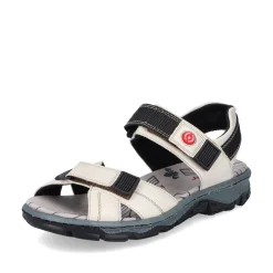 Rieker Damen Trekkingsandalen perlweiß