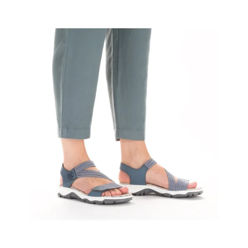 Rieker Damen Trekkingsandalen californiablau