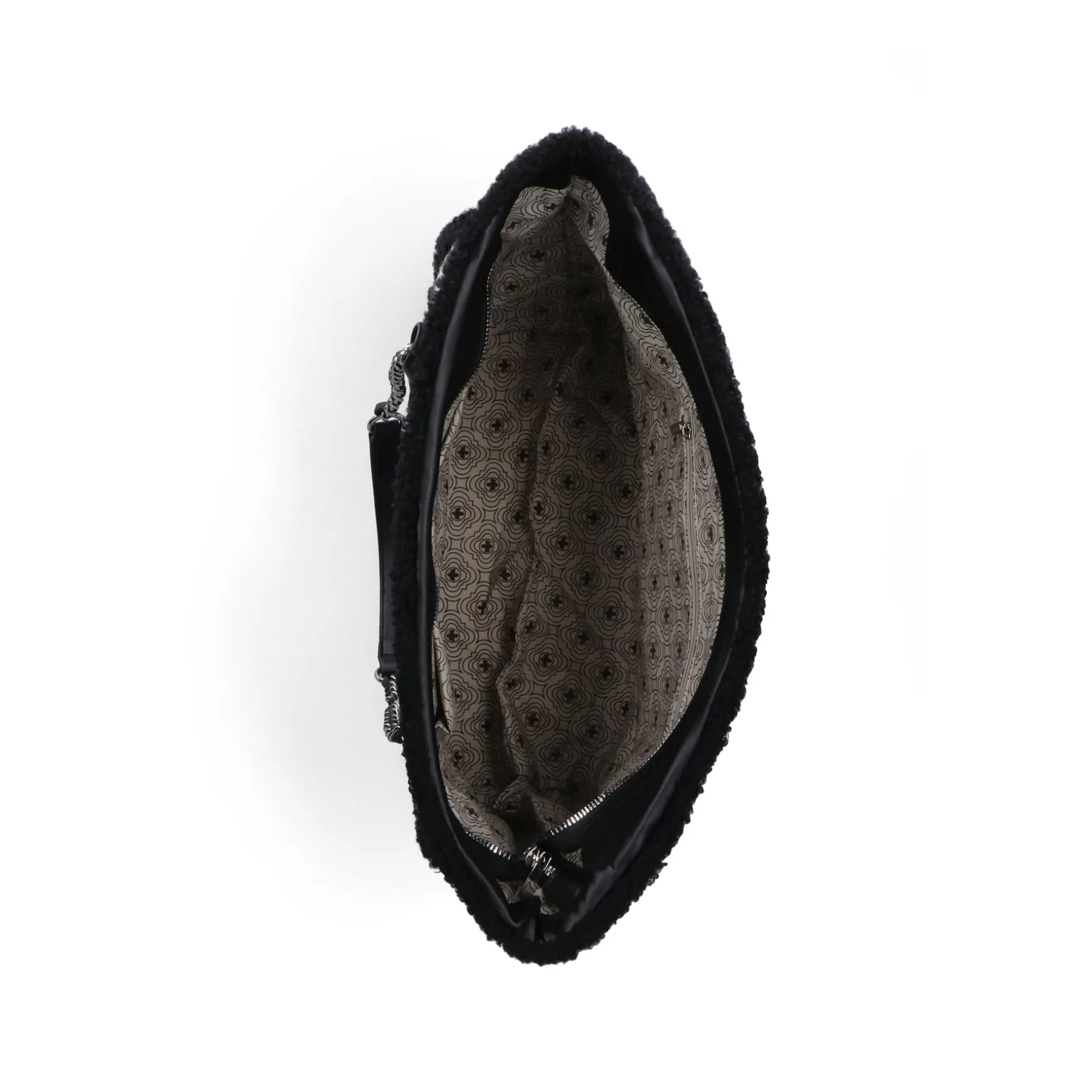 Rieker Handtasche weiß-schwarz-kariert