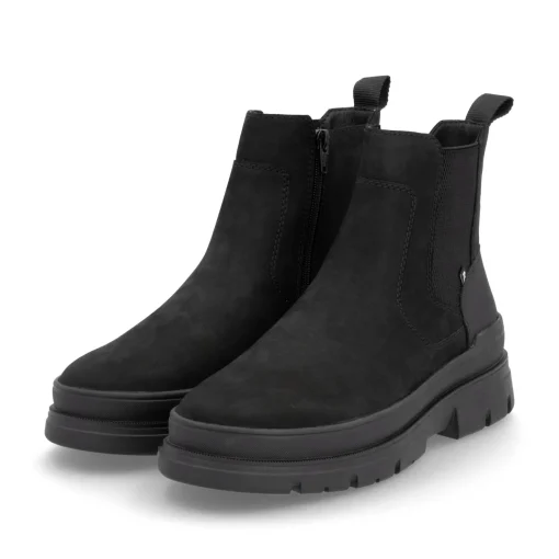 Rieker Herren Chelsea Boots stahlschwarz