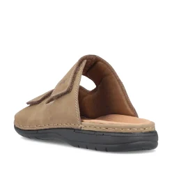 Rieker Herren Pantoletten champagner