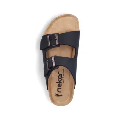 Rieker Herren Pantoletten marineblau