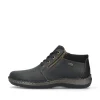 Rieker Herren Schnürschuhe asphaltschwarz