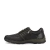 Rieker Herren Schnürschuhe asphaltschwarz