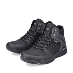 Rieker Herren Schnürschuhe tiefschwarz