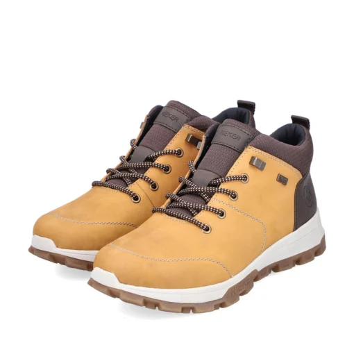 Rieker Herren Schnürschuhe goldgelb