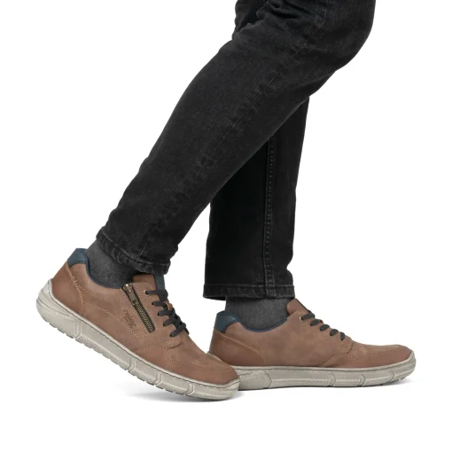 Rieker Herren Schnürschuhe kaffeebraun
