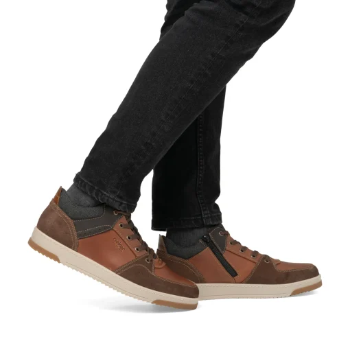 Rieker Herren Schnürschuhe fuchsbraun