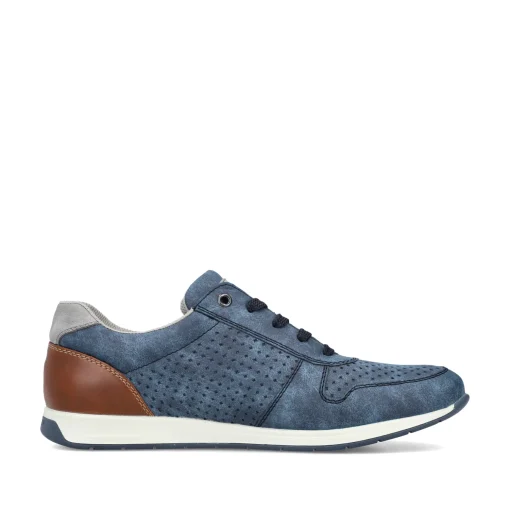 Rieker Herren Schnürschuhe himmelblau