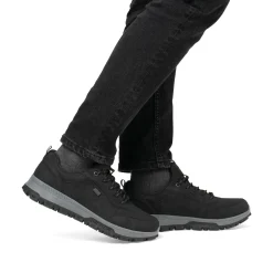 Rieker Herren Schnürschuhe urbanschwarz